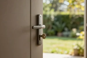 Peak Rental Season Represented by A key in a door lock